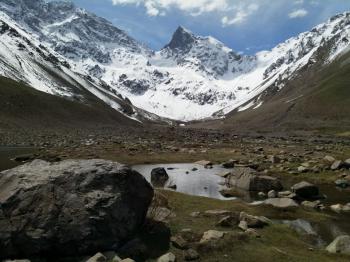 Caminata Al Glaciar El Morado & Baños Termales en Cajon del Maipo, Metropolitana